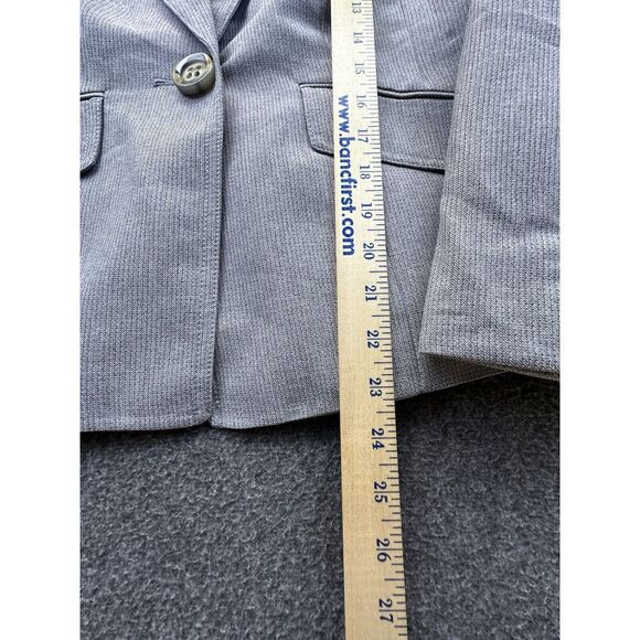 Vintage Le Suit‎ Blazer Womens 6 Gray Flecked Lined Suit Jacket - Picture 4 of 11